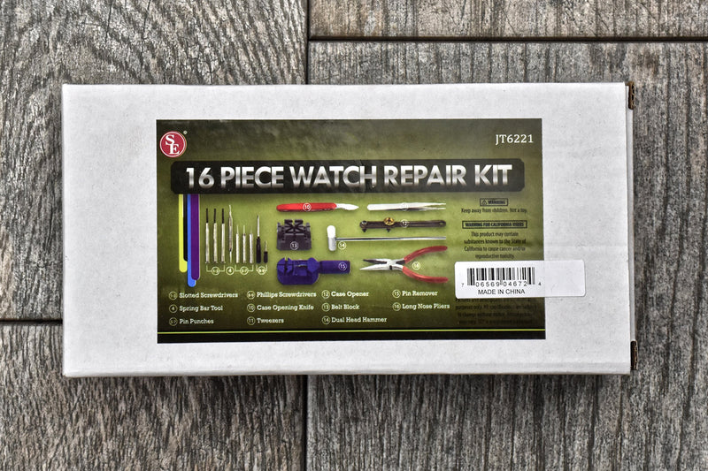16pc Watch Repair Tool Kit