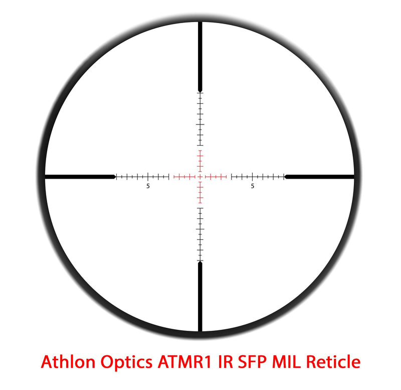 Athlon Optics TALOS 6-24x50 Capped Side Focus 1 inch SFP ATMR1 SFP IR - MIL 215013