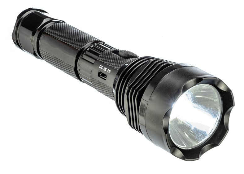 SE FL3660RCH SE 7" LED Rechargeable Flashlight 3W 300 Lumen SMD 1200mAH