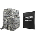 LEVEL IIIA VISM by NcSTAR BSCBAD2974-A ASSAULT BACKPACK WITH 11"x14" LEVEL IIIA SOFT BALLISTIC PANEL/ DIGITAL CAMO