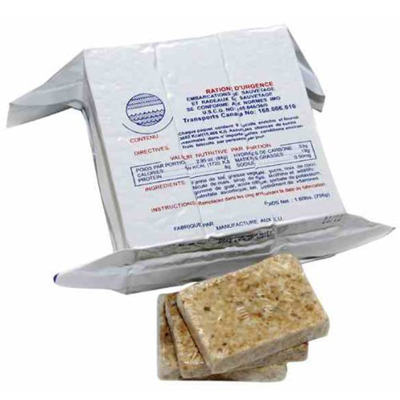 SOS Food Labs Rations Emergency 3600 Calorie Food Bar -Package with 5 Year Shelf Life- 3 packs showing of 4 pack set