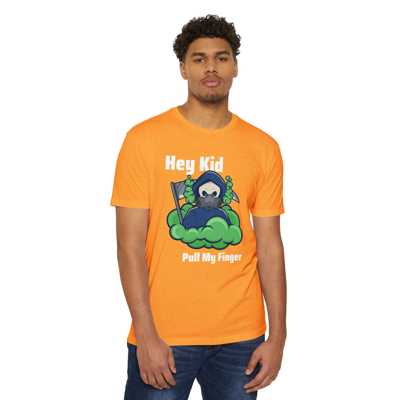 Hey Kid, Pull My Finger Unisex CVC Jersey T-shirt