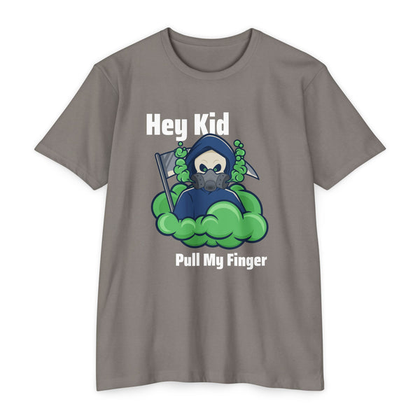 Hey Kid, Pull My Finger Unisex CVC Jersey T-shirt