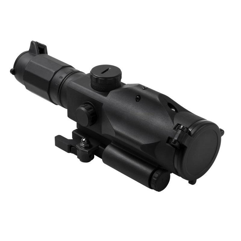 VISM by NcSTAR VSRTP3940GV3 GEN3 SRT 3-9X40 SCOPE/ WITH GREEN LASER/ AA BATTERIES/ LOCKING QUICK RELEASE MOUNT/ P4 SNIPER/ BLACK