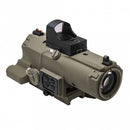 UPC: 848754004147 VISM ECO 4XScope/Laser & NAV LED/Green Micro Dot - Tan (Build to Order) VECO434QRTG-A