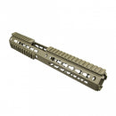 CLOSE OUT PRICING - VISM by NcStar KeyMod® Drop In Handguard - 13"L Carbine Extended Length - Tan