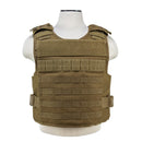 VISM by NcSTAR CVPCVEP2984T PLATE CARRIER WITH EXTERNAL HARD PLATE POCKETS [MED-2XL] - TAN