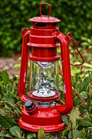 SE FL805-15R 15-LED Red Hurricane Lantern with Dimmer Switch