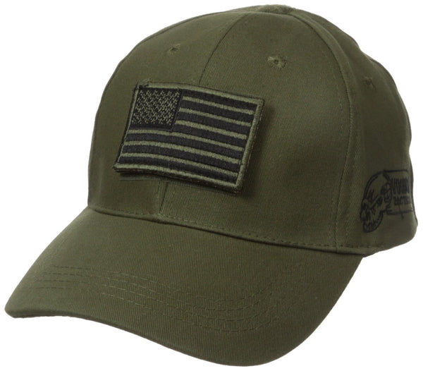 Voodoo Tactical 20-935104000  Cap With Removable Flag Patch Green