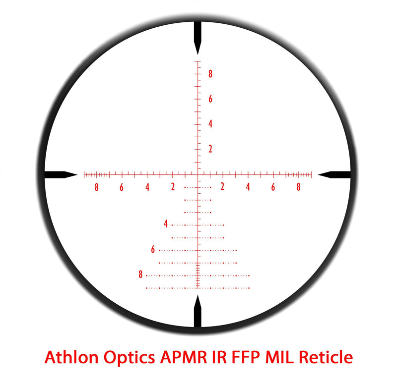 Athlon Optics Argos BTR Rifle Scope 30mm Tube 8-34x56mm FFP ATMR IR MIL 214066