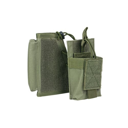 VISM by NcSTAR CVSRMP2925G STOCK RISER WITH MAG POUCH/GREEN