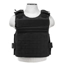 VISM by NcSTAR CVPCVEP2984B PLATE CARRIER WITH EXTERNAL HARD PLATE POCKETS [MED-2XL] - BLACK