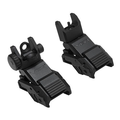 VISM by NcSTAR VMARFLC PRO SERIES FLIP-UP FRONT AND REAR SIGHTS (COMBO)