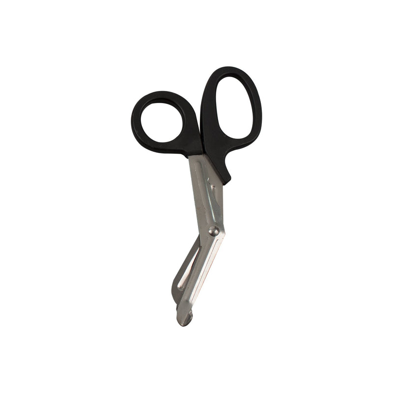 7.25'' Trauma Shears - Black Durable Stainless Steel Curved Scissors (1)