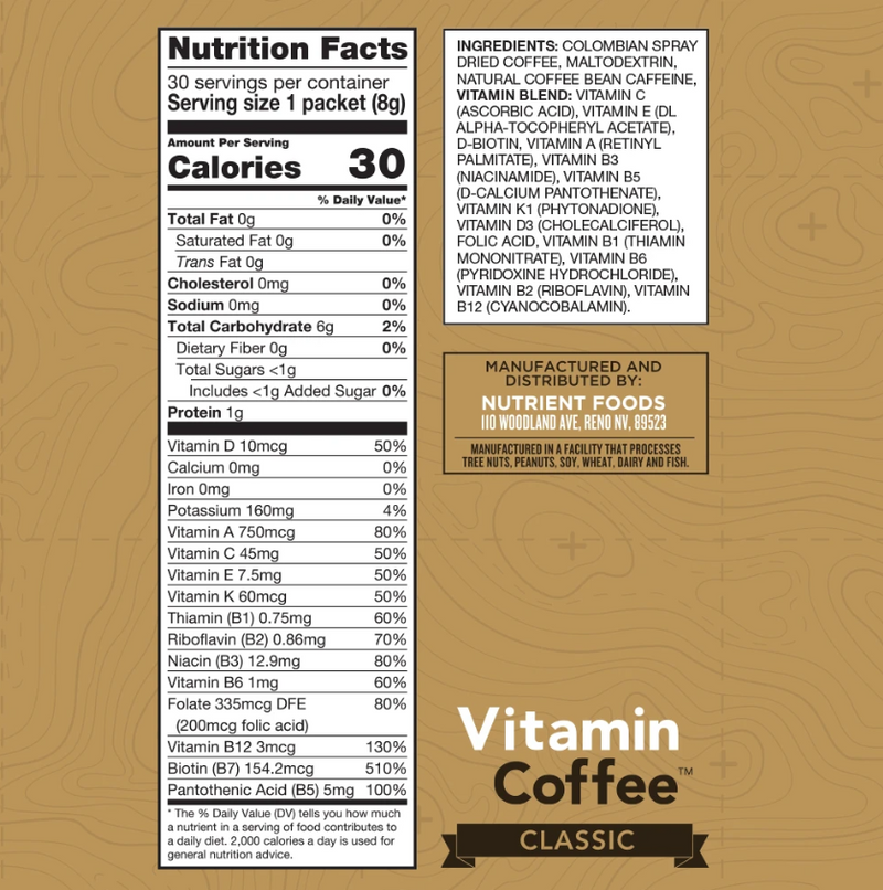Nutrient Survival VITAMIN COFFEE