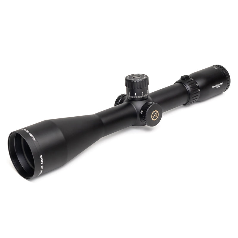 Athlon Optics MIDAS TAC 5-25x56 Direct Dial Elevation and Capped Windage Turrets Side Focus 34mm FFP APRS6 MIL 213082