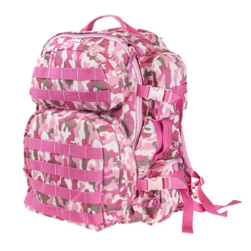 VISM by NcSTAR CBPC2911 TACTICAL BACKPACK/ PINK CAMO