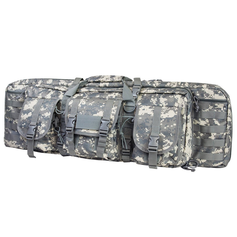 VISM by NcSTAR CVDC2946D-46 DELUXE DOUBLE RIFLE CASE (46"L X 13"H)/ DIGITAL CAMO