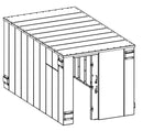 Swisher ESP Safety Shelter for 25 People Gray