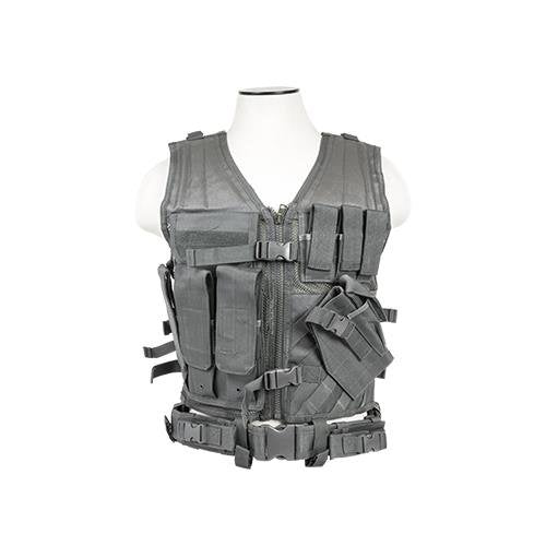 VISM by NcSTAR CTV2916U TACTICAL VEST/URBAN GRAY  M-XL