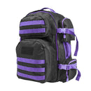 VISM by NcSTAR CBPR2911 TACTICAL BACKPACK/ BLACK w/PURPLE TRIM