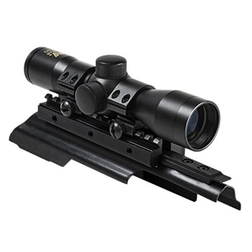 NcSTAR KAKSC430B-A NcSTAR TRI-RAIL COVER/ 4X30 SCOPE AND RINGS COMBO