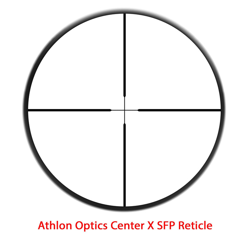 Athlon Optics NEOS 4-12x40, Capped Side Focus 1 inch SFP Center X 216008