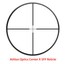 Athlon Optics NEOS 3-9x40 Capped Fixed Focus 1 inch SFP Center-X  216001