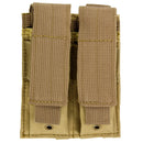 VISM by NcSTAR CVP2P2931T DOUBLE PISTOL MAG POUCH/TAN