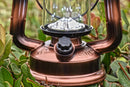 SE FL805-15C 15 LED Hurricane Lantern with Dimmer Switch (Copper)
