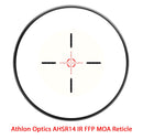Athlon Optics Argos BTR Rifle Scope 30mm Tube 1-4x24mm FFP AHSR 14 IR MOA 214053