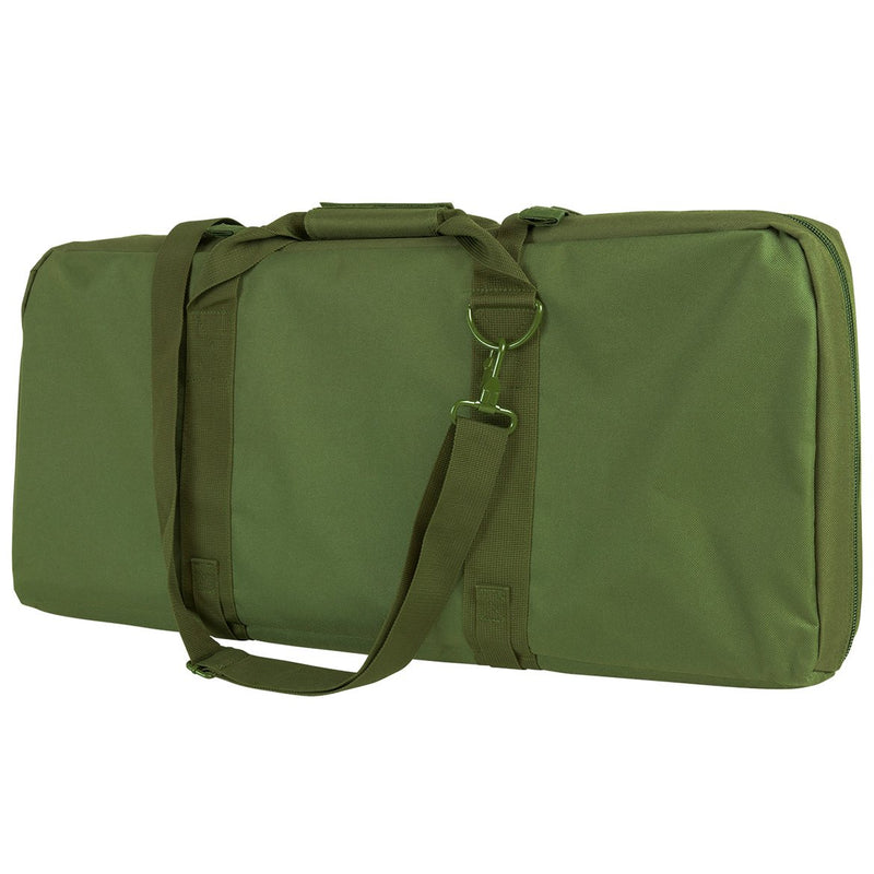 VISM by NcSTAR CVCPD2962G-28 DELUXE CASE WITH 3 ACCESSORY POCKETS (28"L X 13"H)/ GREEN