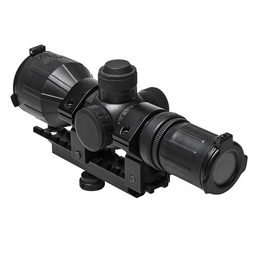 NcStar KARHSEECR3942R-A Carry Handle Mount Adapter With 3-9X42 Rubber Armored Scope & Rings Combo