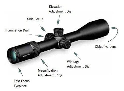 Vortex Optics Strike Eagle 4-24x50 SFP Riflescope - EBR-4 Reticle (MOA) SE-1627