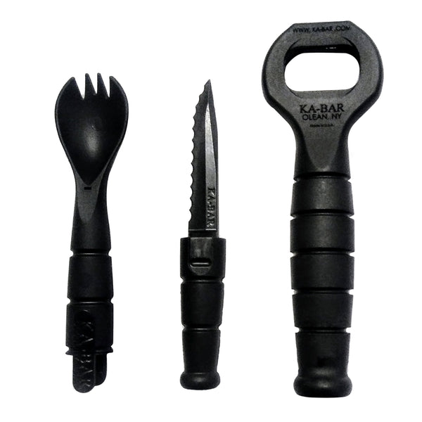 Ka-Bar Military Spork & Bottle Opener - Spoon Fork Knife Combo