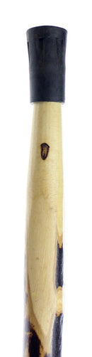 SE WS622-54MC  Natural Wood Walking Stick with Hand Carved Bearded Old Man Design, Steel Spike and Metal-Reinforced Tip Cover, 55"