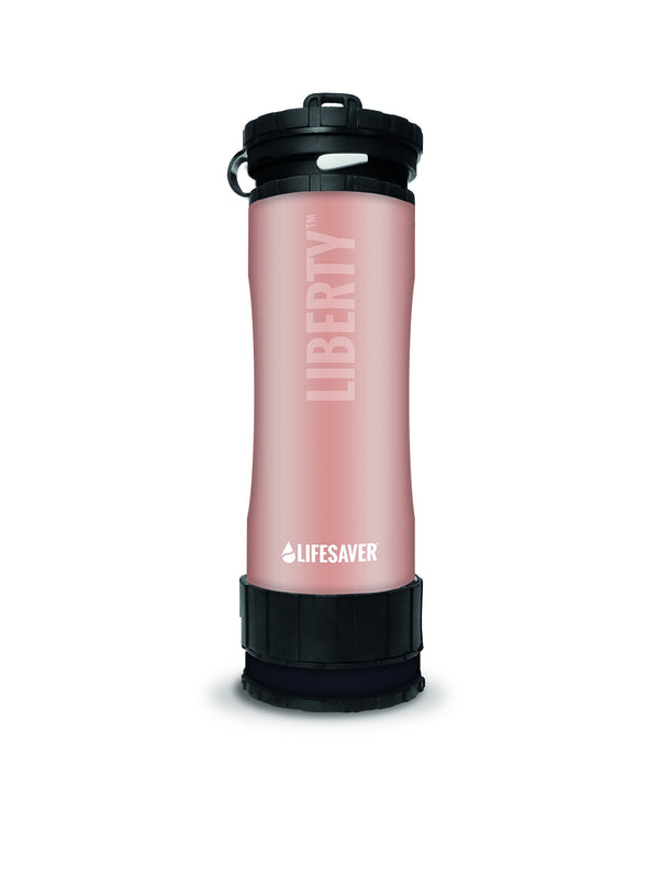 LifeSaver Liberty Water Filtration bottle 2000UF - Rose Gold