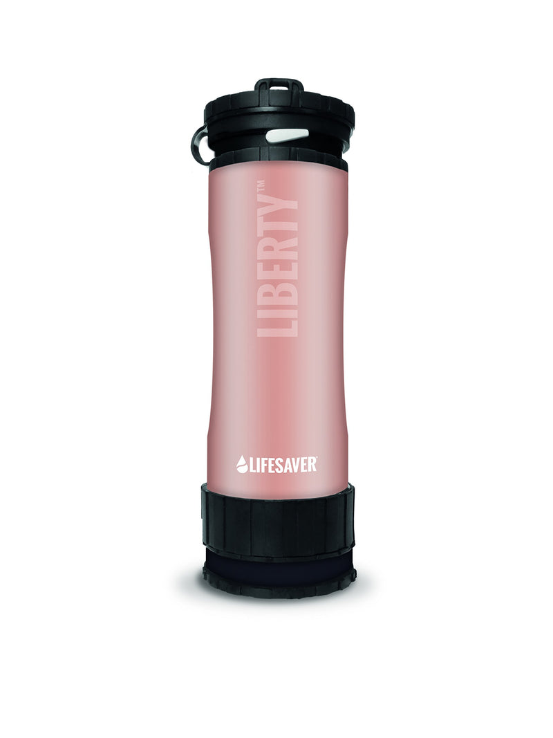 LifeSaver Liberty Water Filtration bottle 2000UF - Rose Gold