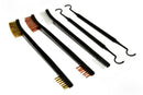 SE 7624BC-5 Gun Cleaning Set with 3 Brushes & 2 Double-Ended Picks