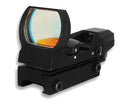 NcSTAR /RED DOT REFLEX SIGHT /4 DIFFERENT RETICLES/WEAVER BASE/BLACK/ D4B