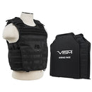 LEVEL IIIA  VISM by NcSTAR BSLCVPCVX2963B-A EXPERT PLATE CARRIER VEST WITH 11"X14' LEVEL IIIA SHOOTERS CUT 2X SOFT BALLISTIC PANELS/ BLACK