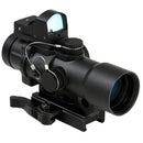 NcSTAR SEECPRQ3532GG-A COMPACT PRISMATIC OPTIC (CPO) 3.5X32 WITH DXGAB/BLUE & GREEN ILL. URBAN TACTICAL RETICLE/GREEN LENS