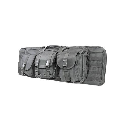 VISM by NcSTAR CVDC2946U-36 DOUBLE CARBINE CASE/URBAN GRAY/36 IN