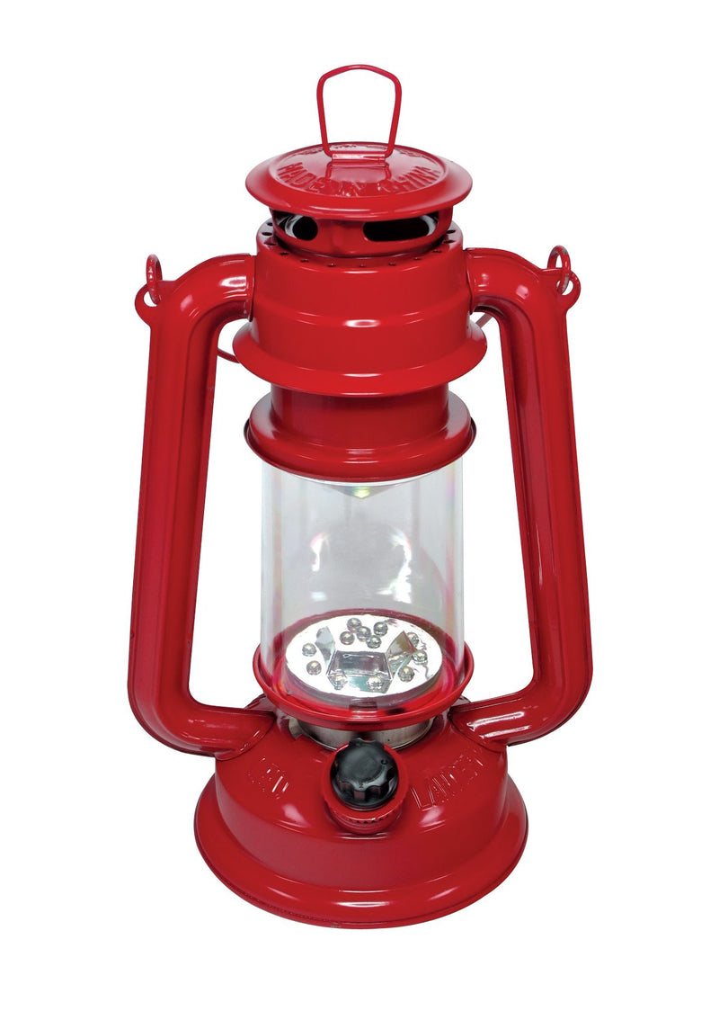 SE FL805-15R 15-LED Red Hurricane Lantern with Dimmer Switch