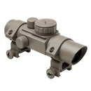 NcSTAR DTTRG4 1X30 T-STYLE RED & GREEN DOT SIGHT /4 DIFFERENT RETICLES / WEAVER RINGS/ TAN