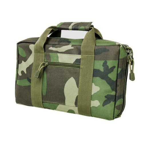VISM by NcSTAR CPWC2903 DISCREET PISTOL CASE/WOODLAND CAMO