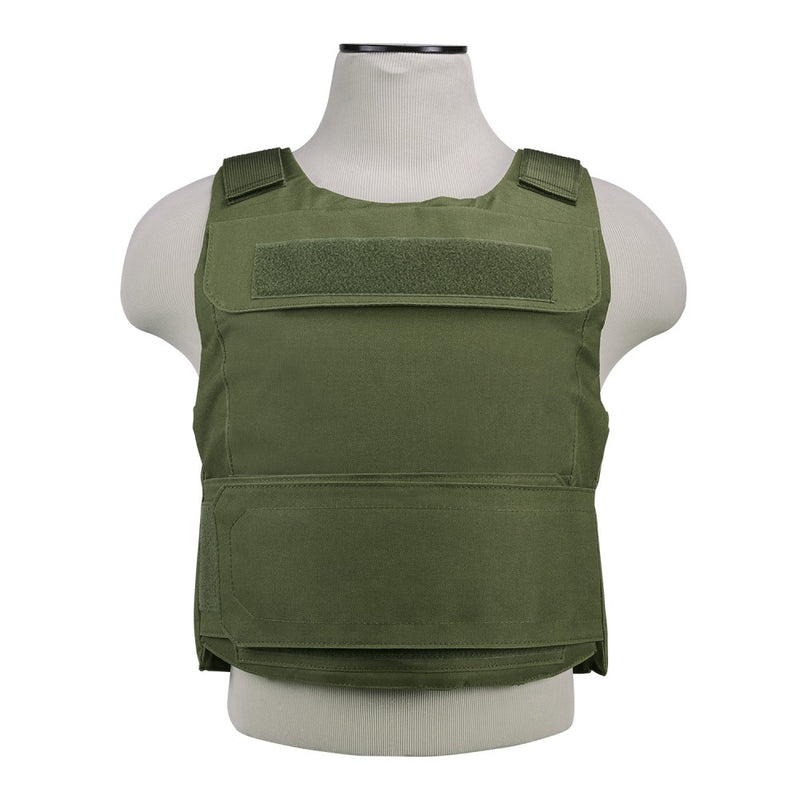 VISM by NcSTAR CVPCVD2975G DISCRETE PLATE CARRIER (UP TO 11"x14" ARMOR PLATE POCKET)/ FITS: MED-2XL/ GREEN