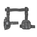VISM CV2908U Dropleg Gun Holster/Mag Holder, Gray