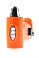 SE AS003DL Dynamo Rechargeable 3-IN-1 Auto Emergency Hammer with Flashlight, Window Punch and Seat Belt Cutter