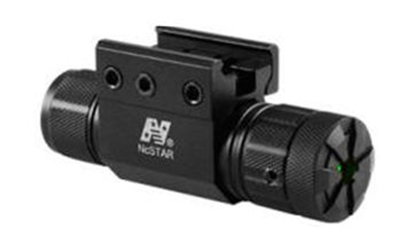 NcSTAR APRLSMG PISTOL AND RIFLE GREEN LASER WITH WEAVER MOUNT/PRESSURE SWITCH